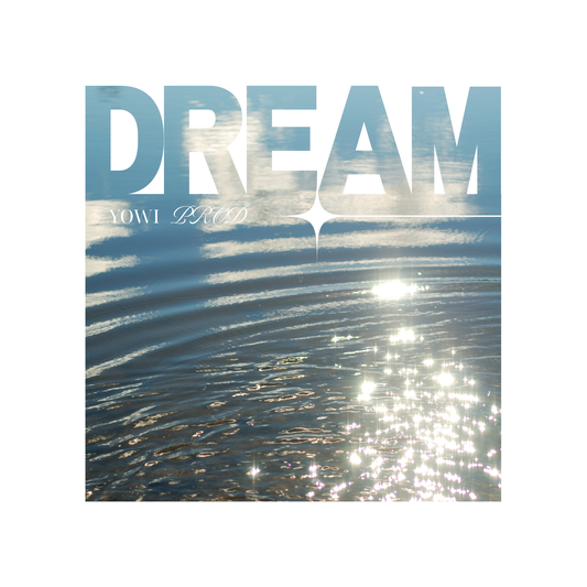 Carátula del beat DREAM de YowiProd · estilo R&B con atmósfera onírica y reflejos de sol en agua